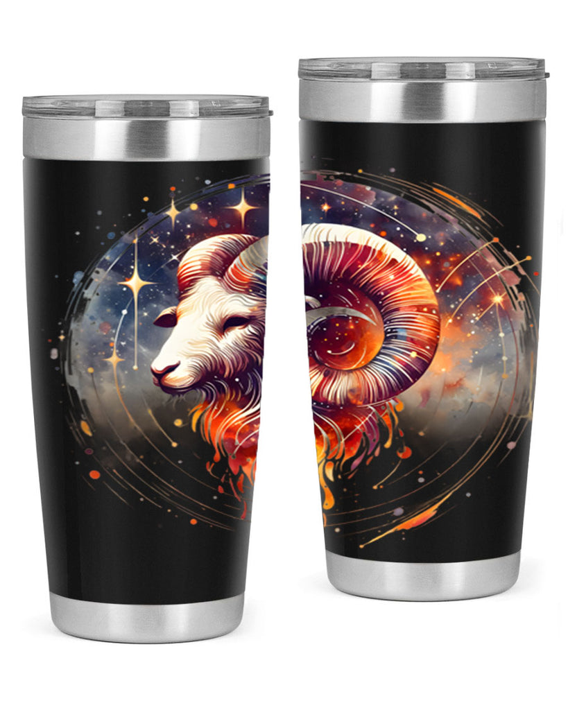 aries 125#- zodiac- Tumbler