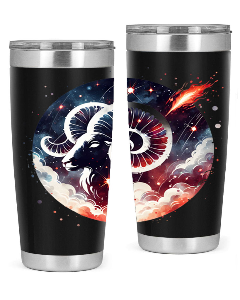 aries 140#- zodiac- Tumbler