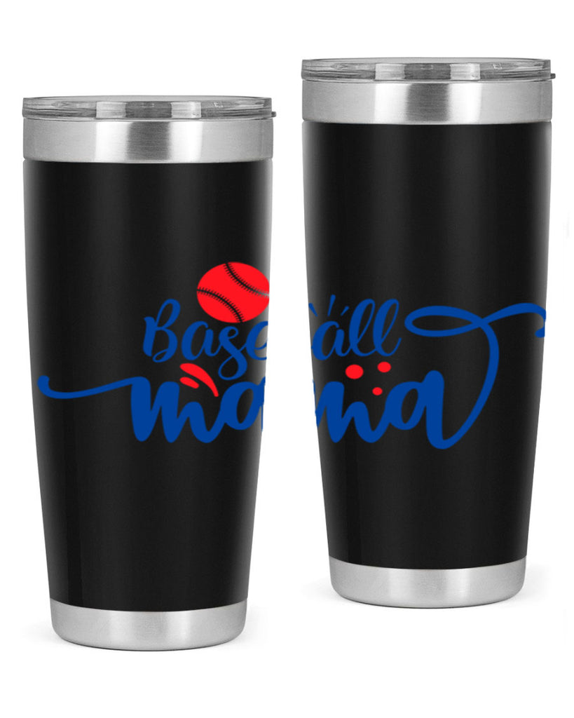 baseball mama 2208#- baseball- Tumbler