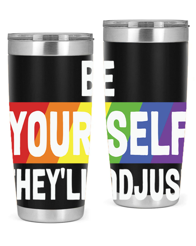 be yourself theyll adjust rainbow lgbt 160#- lgbt- Tumbler