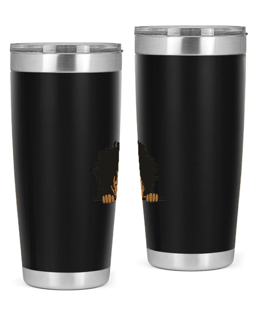 black boy 4#- black men - boys- tumbler