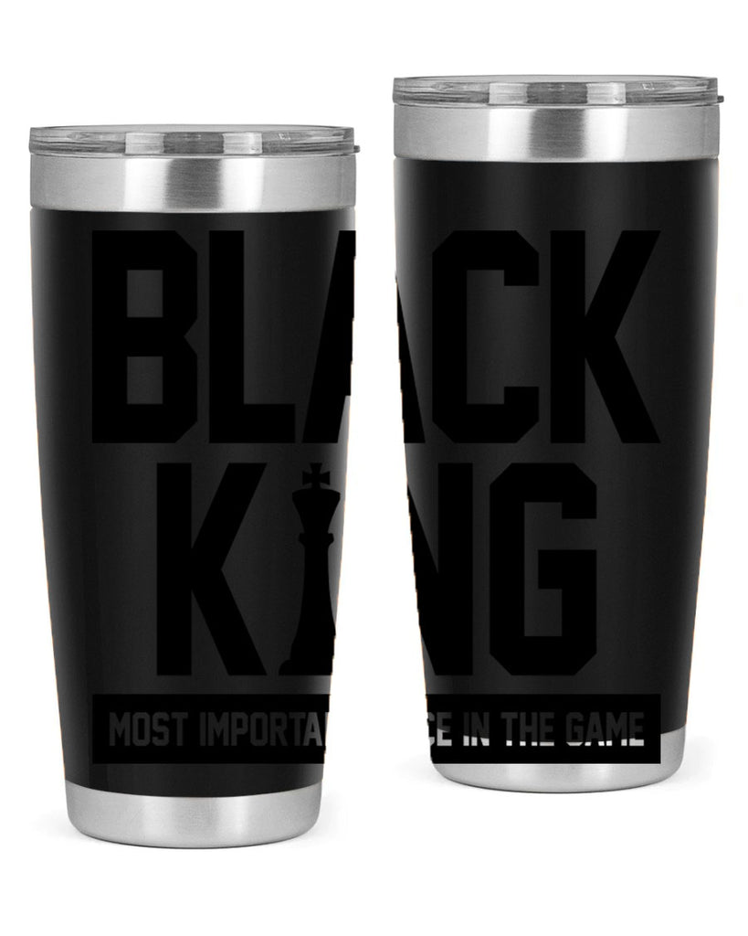 black king 199#- black words phrases- Cotton Tank