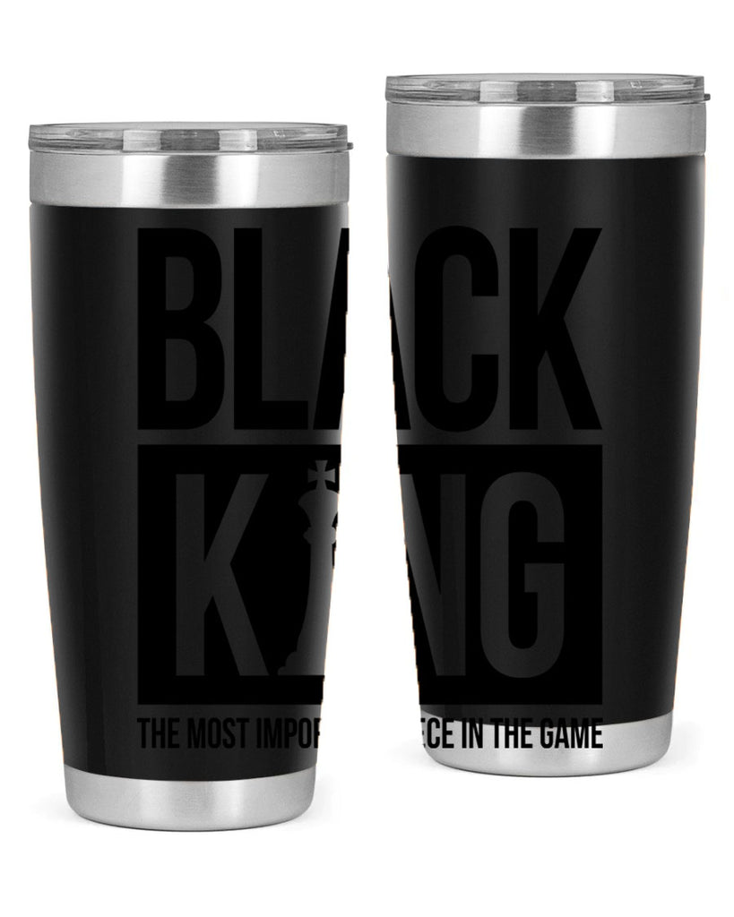 black king 234#- black words phrases- Cotton Tank