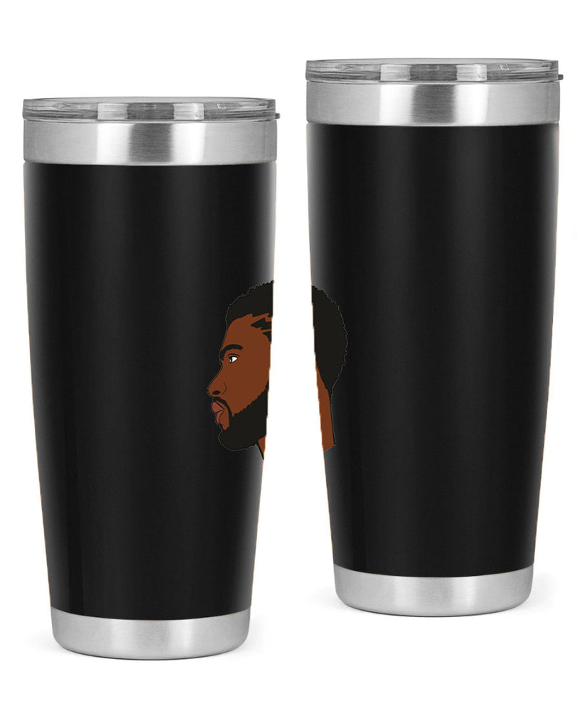 black man 40#- black men - boys- tumbler