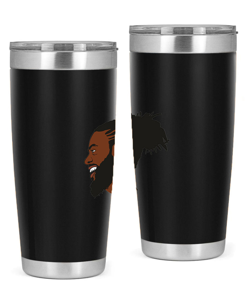black man 41#- black men - boys- tumbler