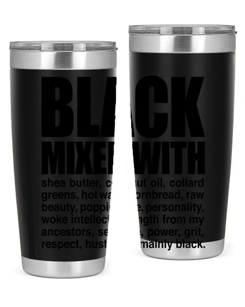 black mixed with 227#- black words phrases- Cotton Tank