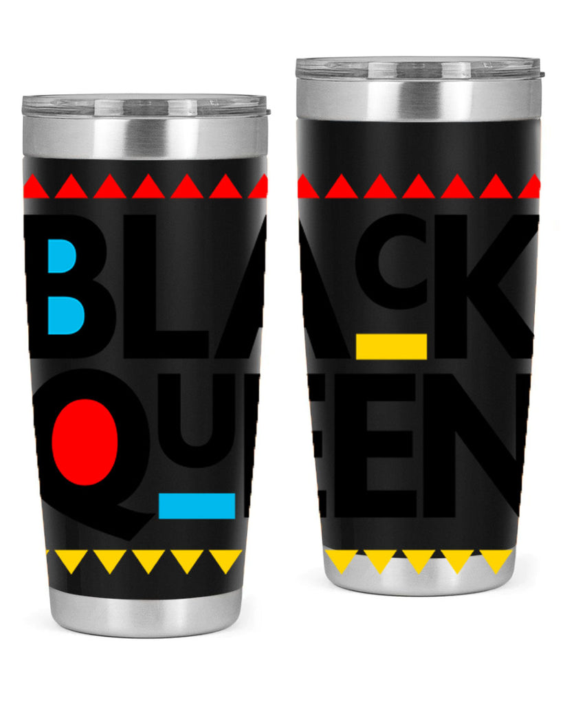 black queen 222#- black words phrases- Cotton Tank