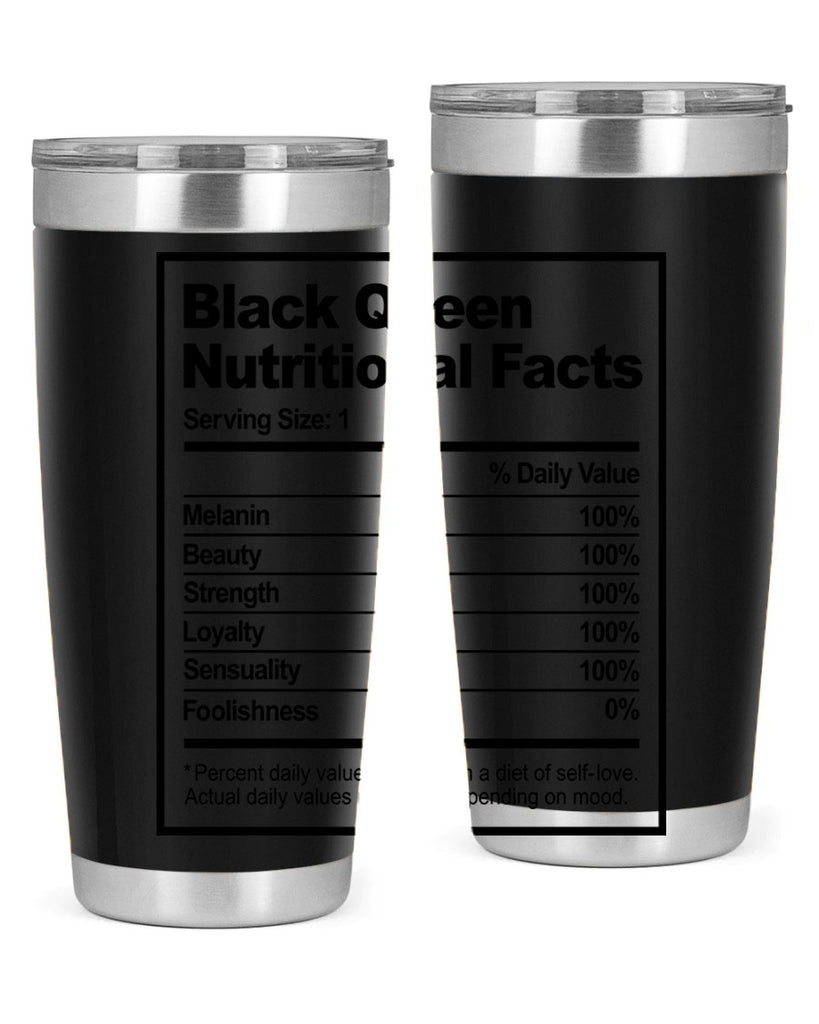 black queen nutritional facts 219#- black words phrases- Cotton Tank