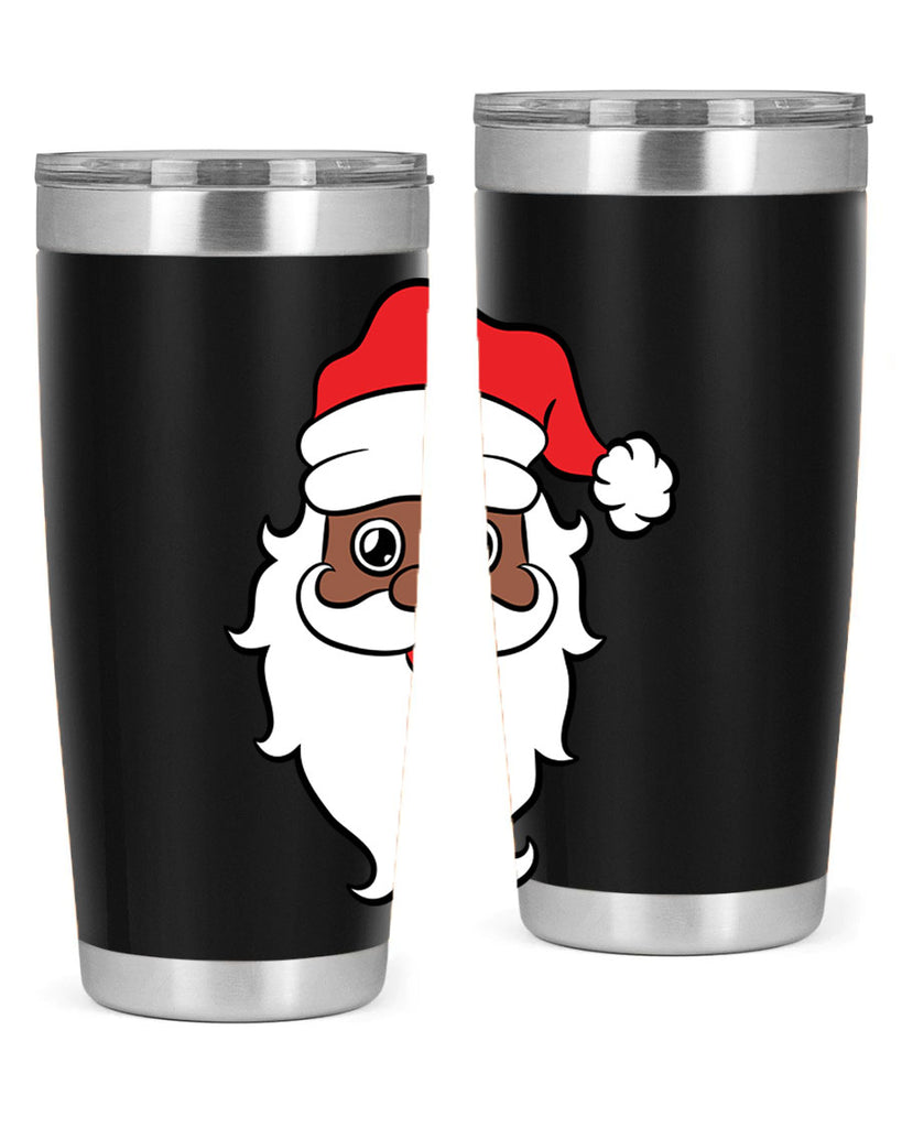 black santa 25#- black men - boys- tumbler
