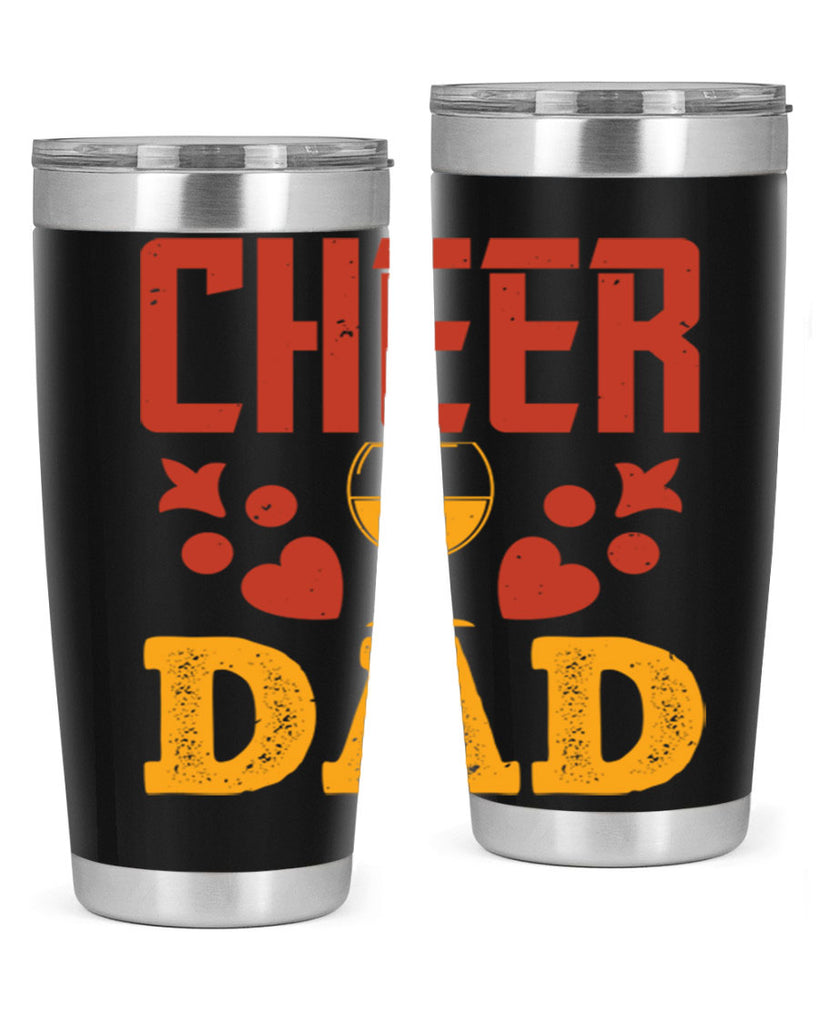 cheer dad 121#- fathers day- Tumbler