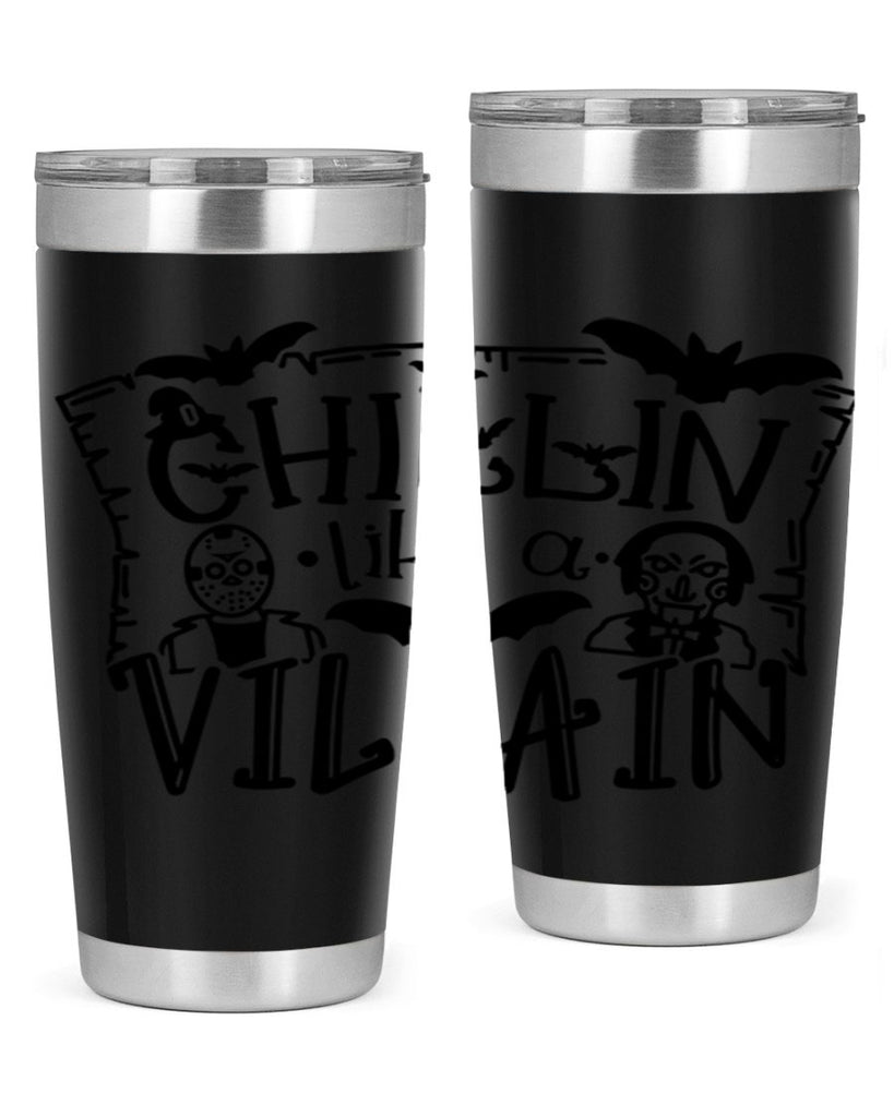 chillin like a villain 82#- halloween- Tumbler