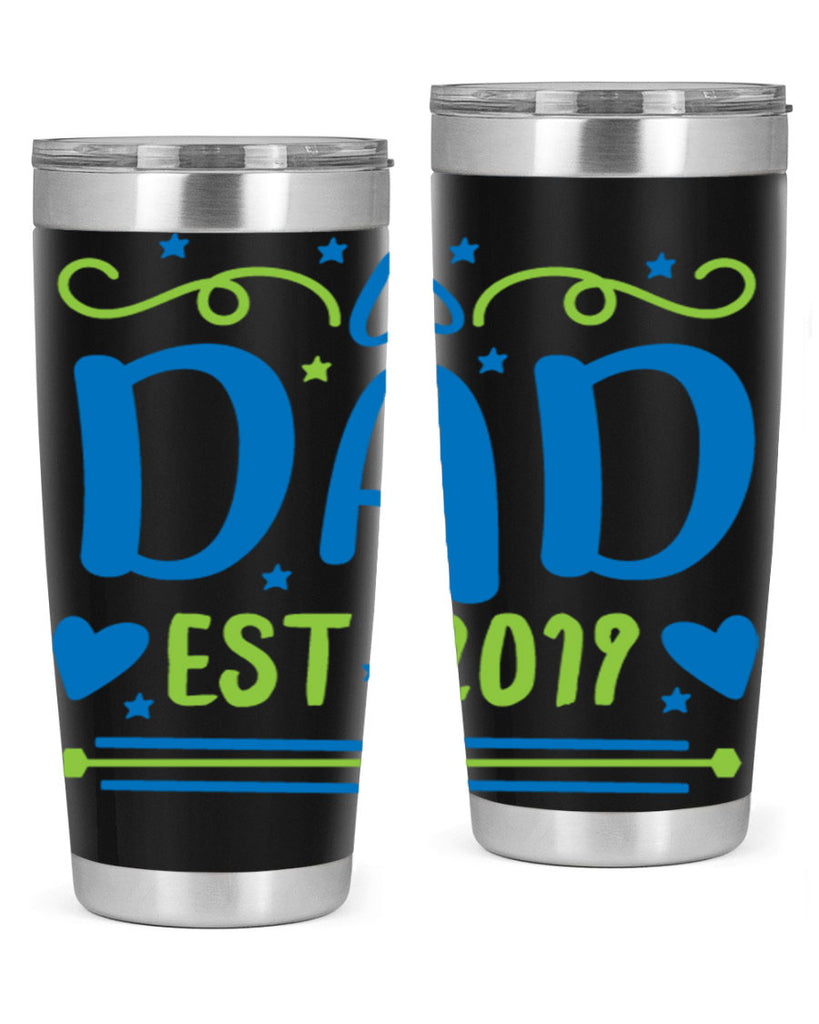 dad est 99#- fathers day- Tumbler