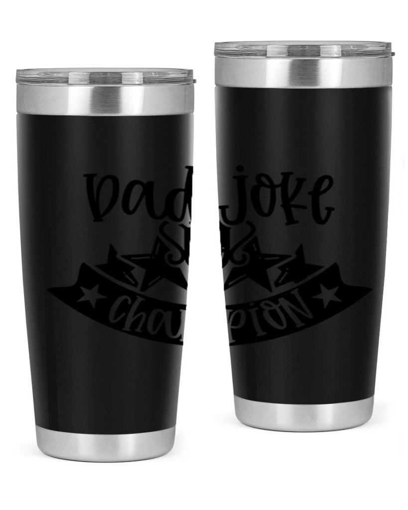 dad joke champion 66#- fathers day- Tumbler