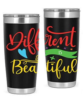 different is beautiful Style 11#- autism- Tumbler