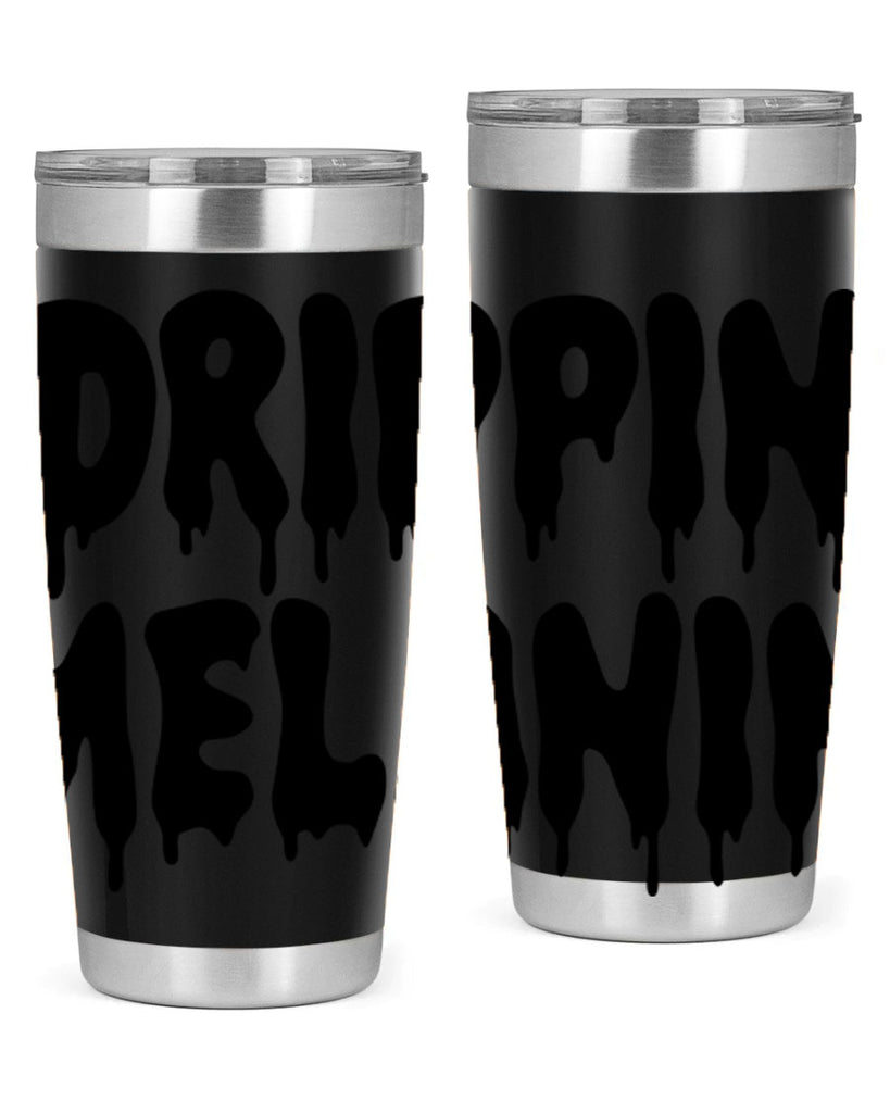 drippinmelanin  160#- black words phrases- Cotton Tank