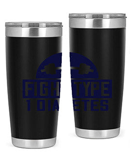 fight type diabetes Style 37#- diabetes- Tumbler