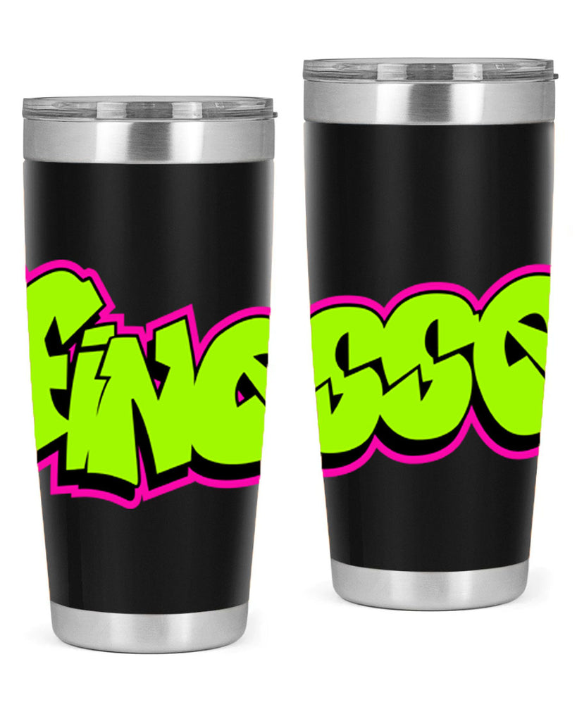 finesse 154#- black words phrases- Cotton Tank