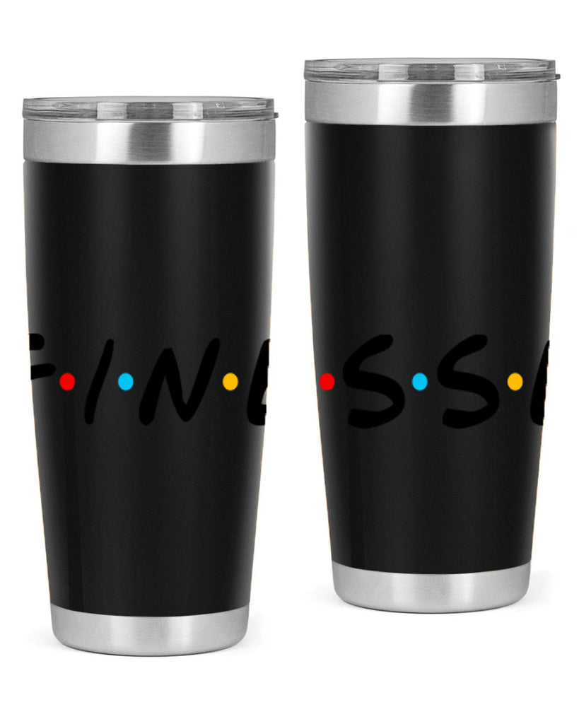 finesse 156#- black words phrases- Cotton Tank