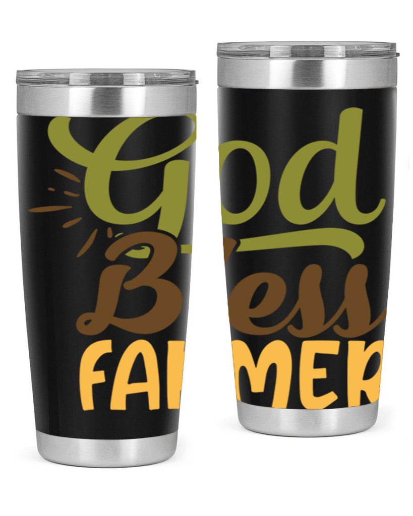 god bless farmer 10#- farming and gardening- Tumbler