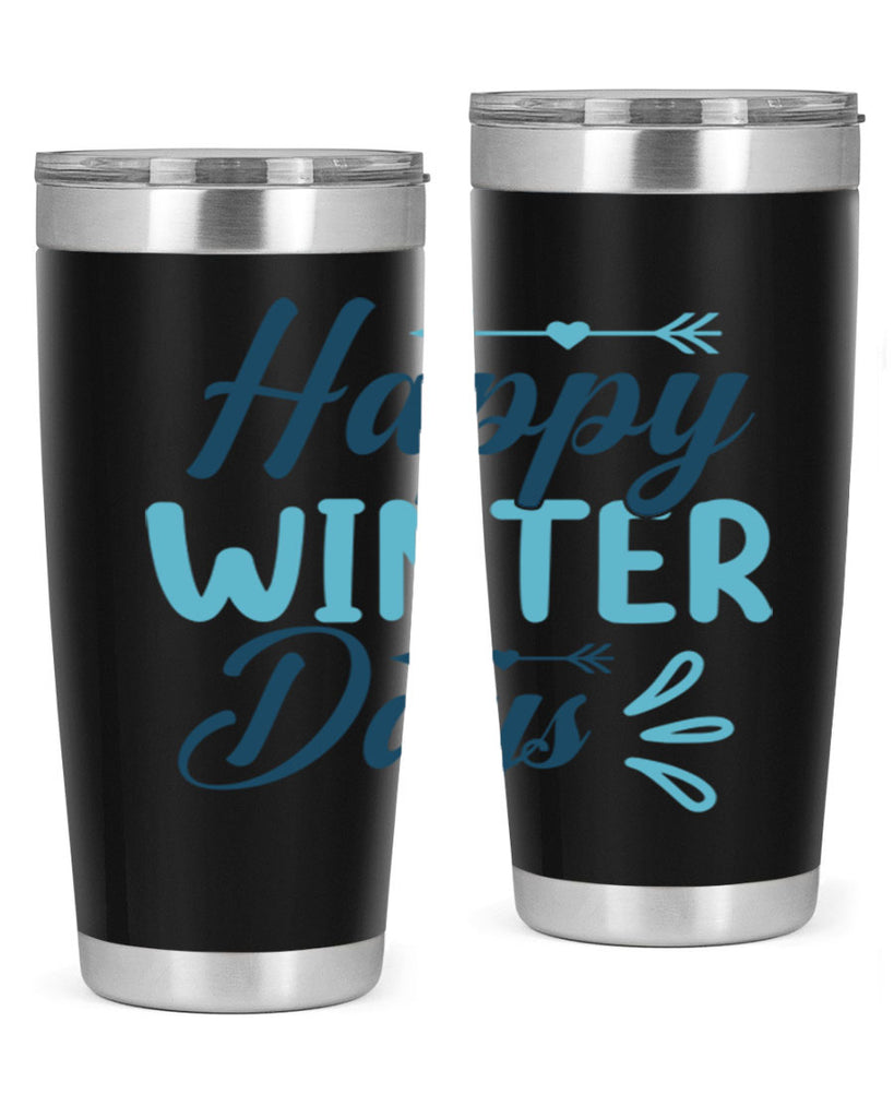 happy winter days 120#- winter- Tumbler