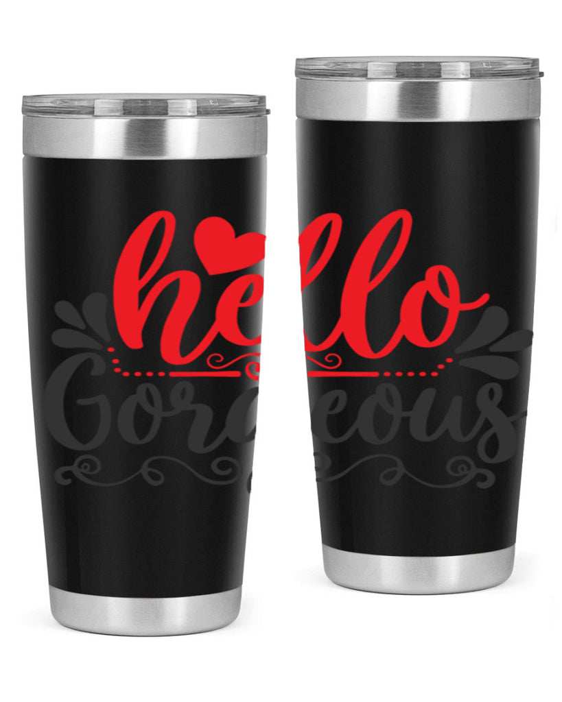hello gorgeous Style 155#- make up- Tumbler