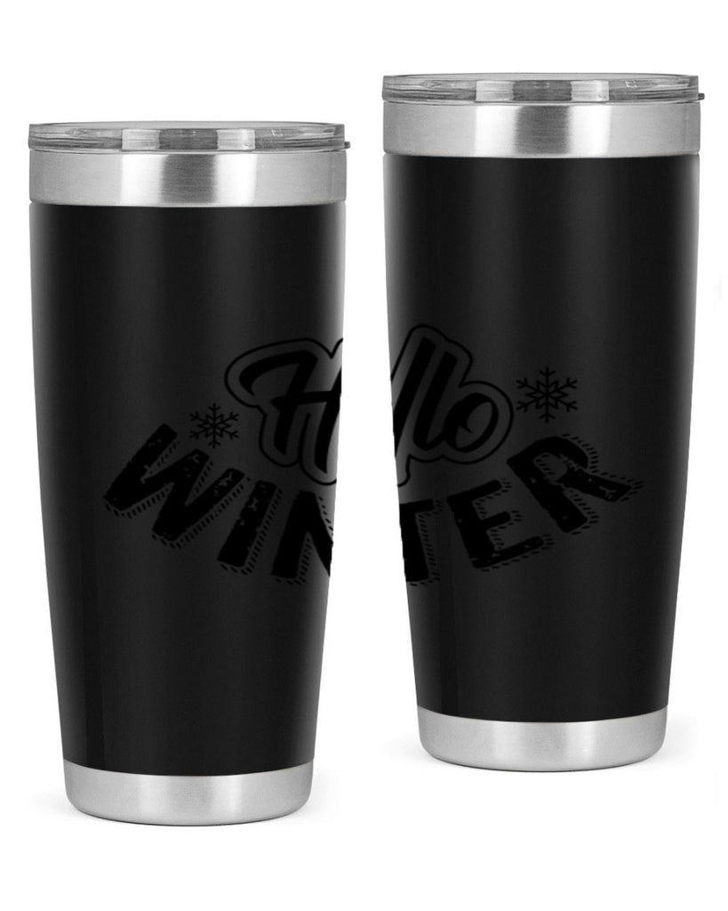 hello winter 169#- winter- Tumbler