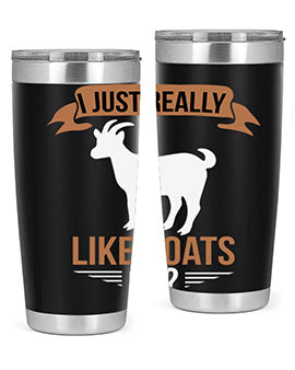 i just really like goats ok Style 3#- goat- Tumbler