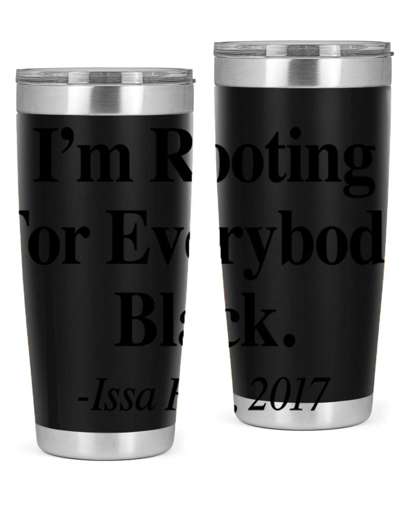 im  rooting for everybody black  109#- black words phrases- Cotton Tank