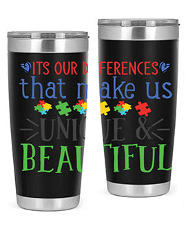 its our differences that make us unique beautiful Style 27#- autism- Tumbler