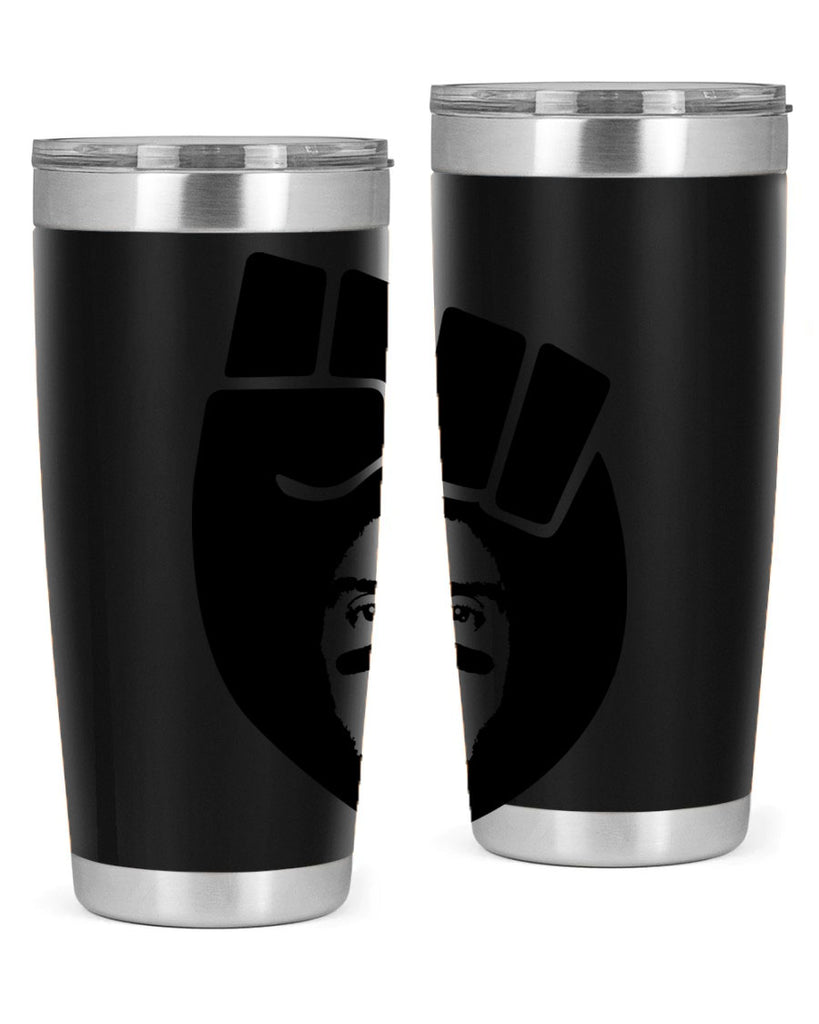 kaepernick fist hair 22#- black men - boys- tumbler