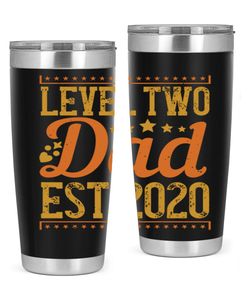 level dad est 189#- fathers day- Tumbler