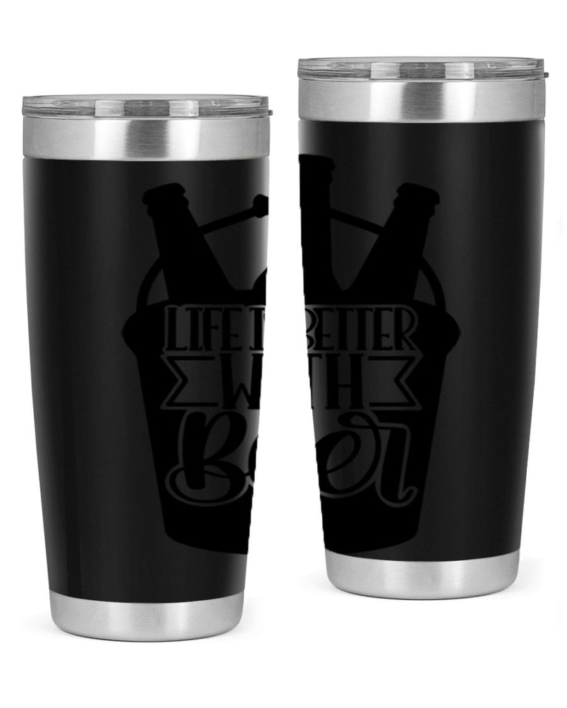 life is better with beer 27#- beer- Tumbler