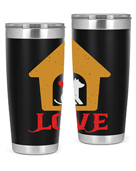 love Style 161#- dog- Tumbler