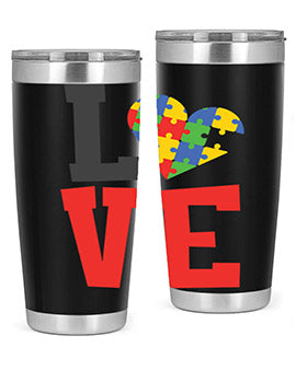 love Style 29#- autism- Tumbler