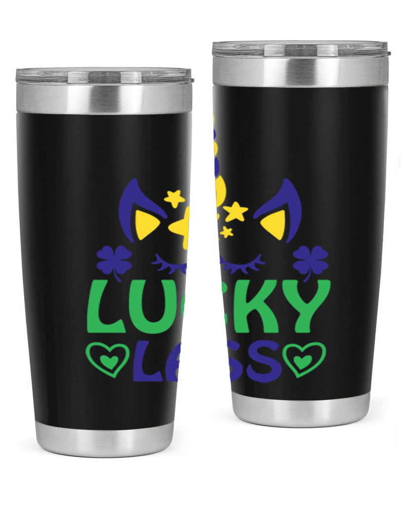 lucy lass 11#- mardi gras- Tumbler
