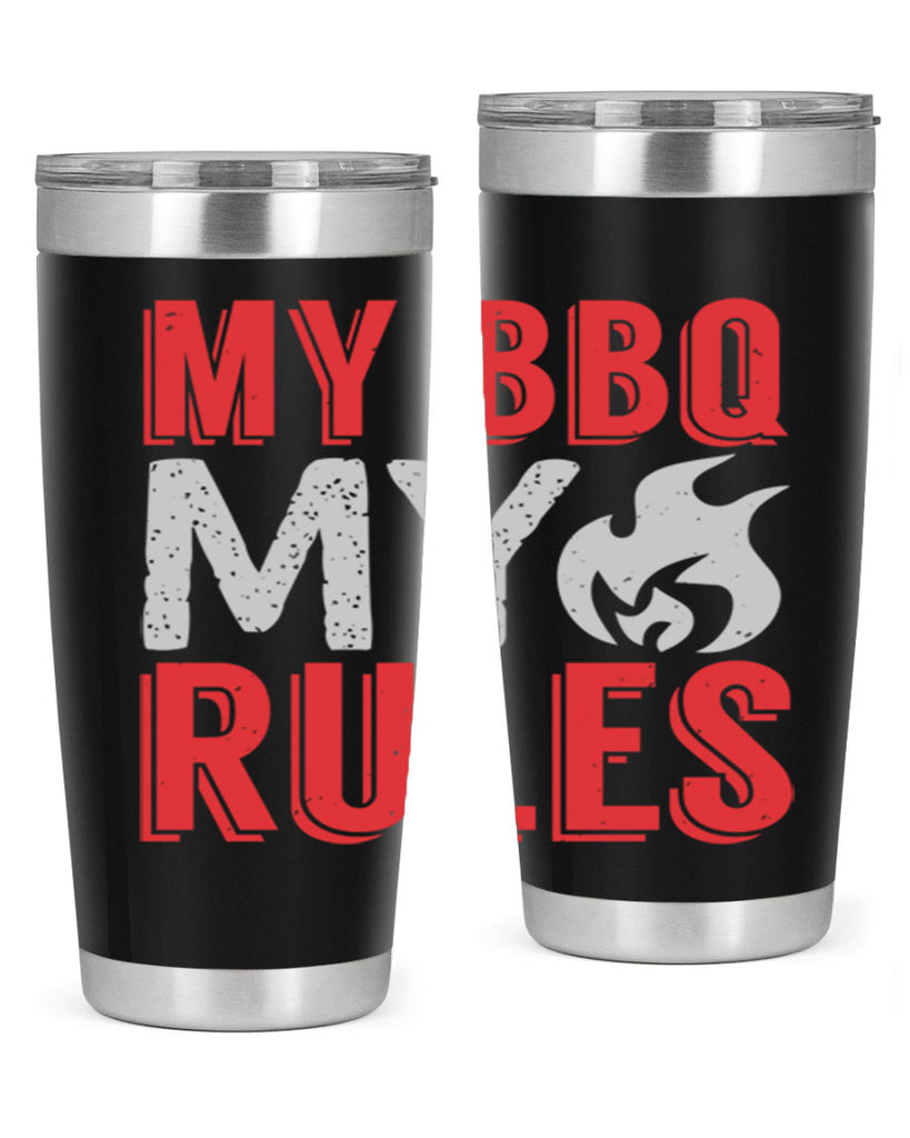 my bbq my rule 22#- bbq- Tumbler