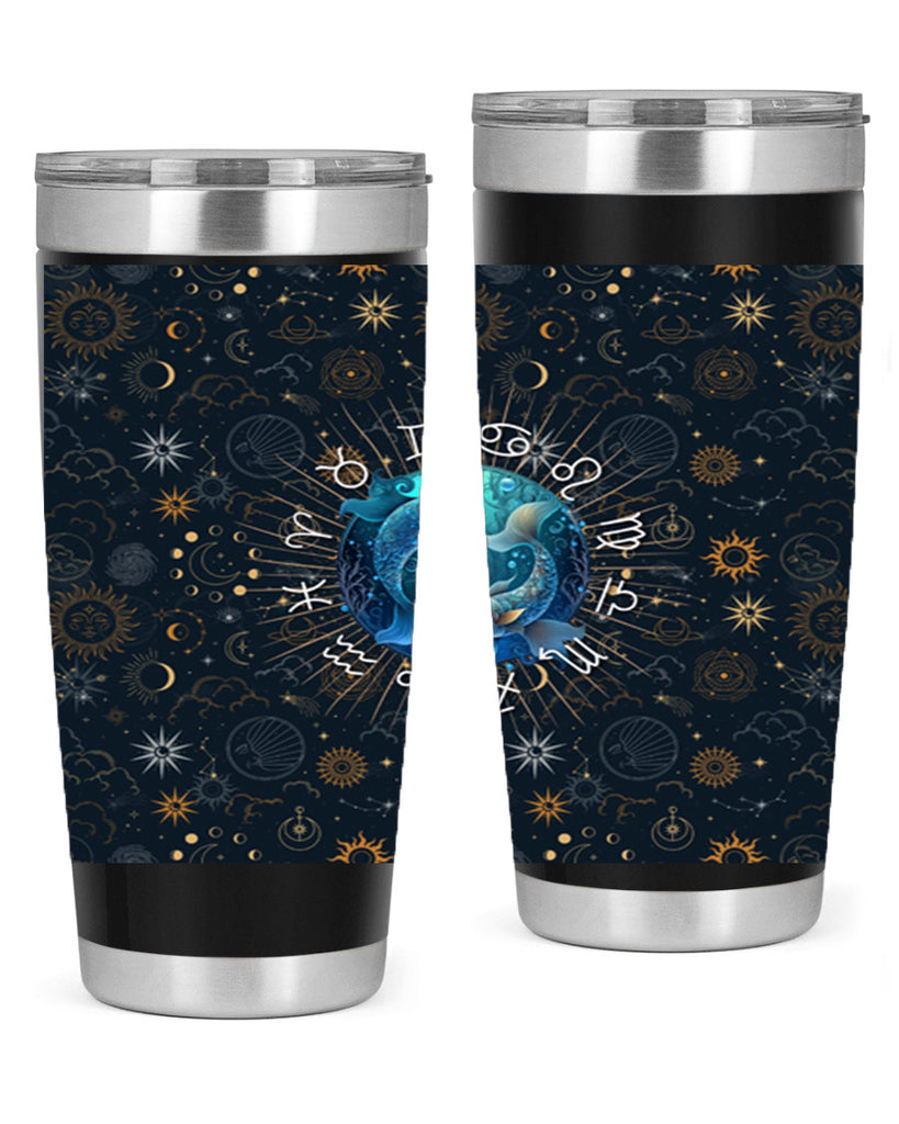 pisces Straight 366#- zodiac- Tumbler
