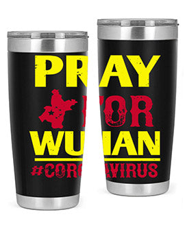 pray for wuhan coronavirus Style 27#- corona virus- Tumbler