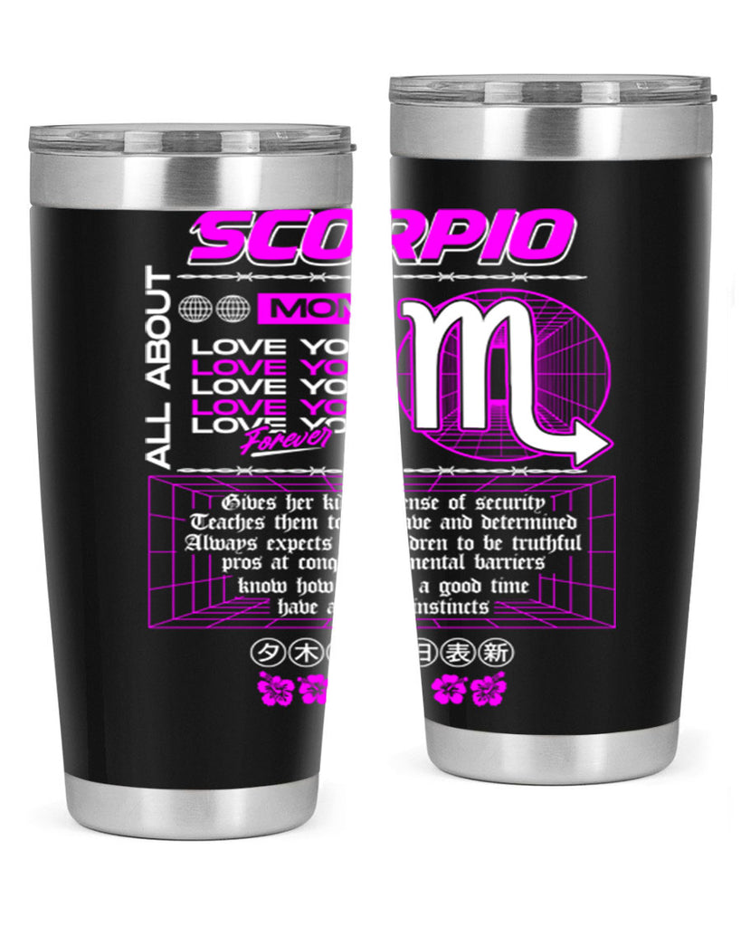 scorpio 457#- zodiac- Tumbler