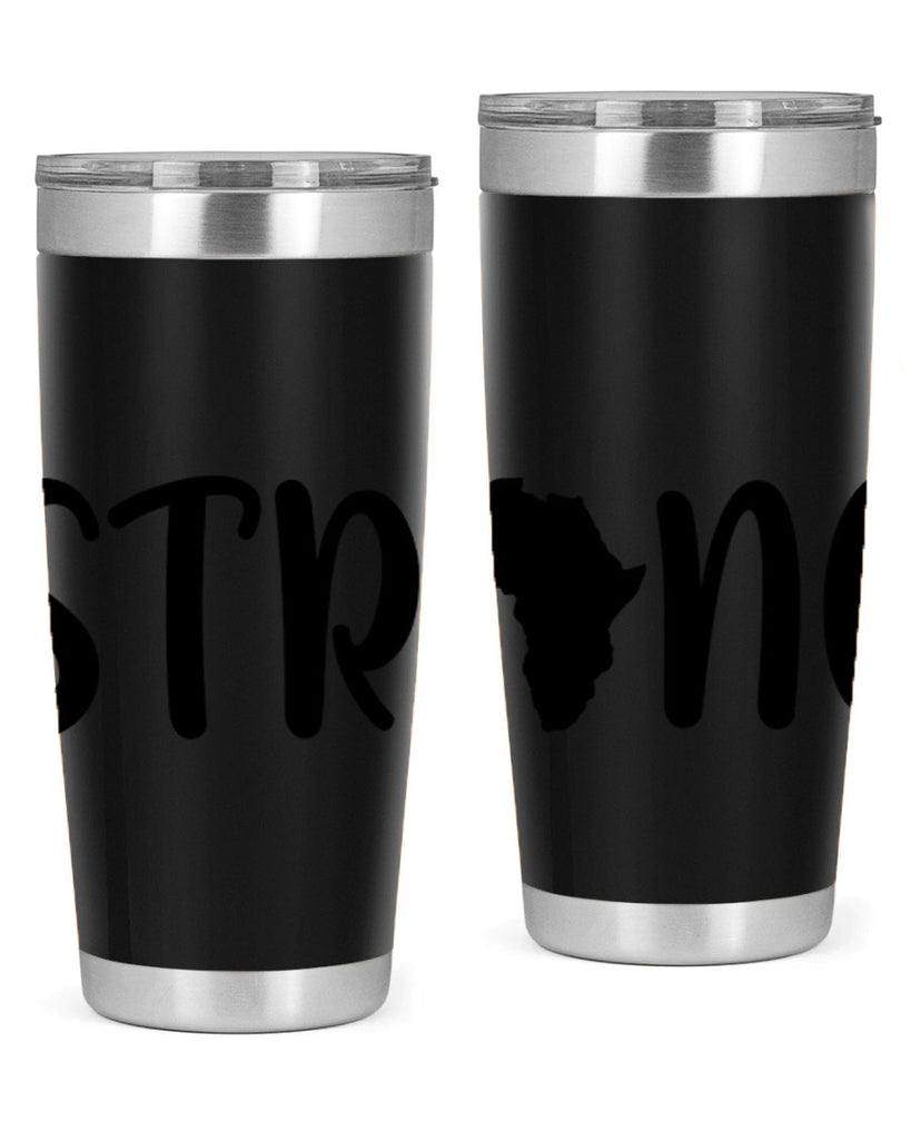 strong africa svg 24#- black words phrases- Cotton Tank