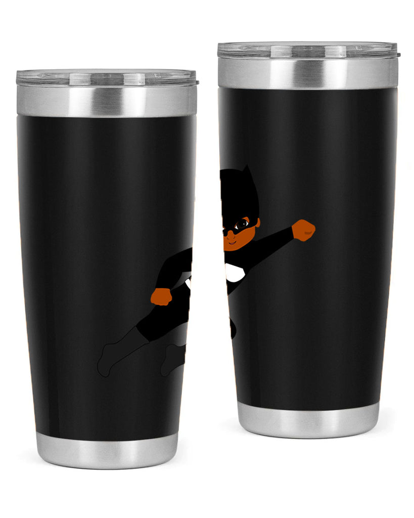 super kid 12#- black men - boys- tumbler