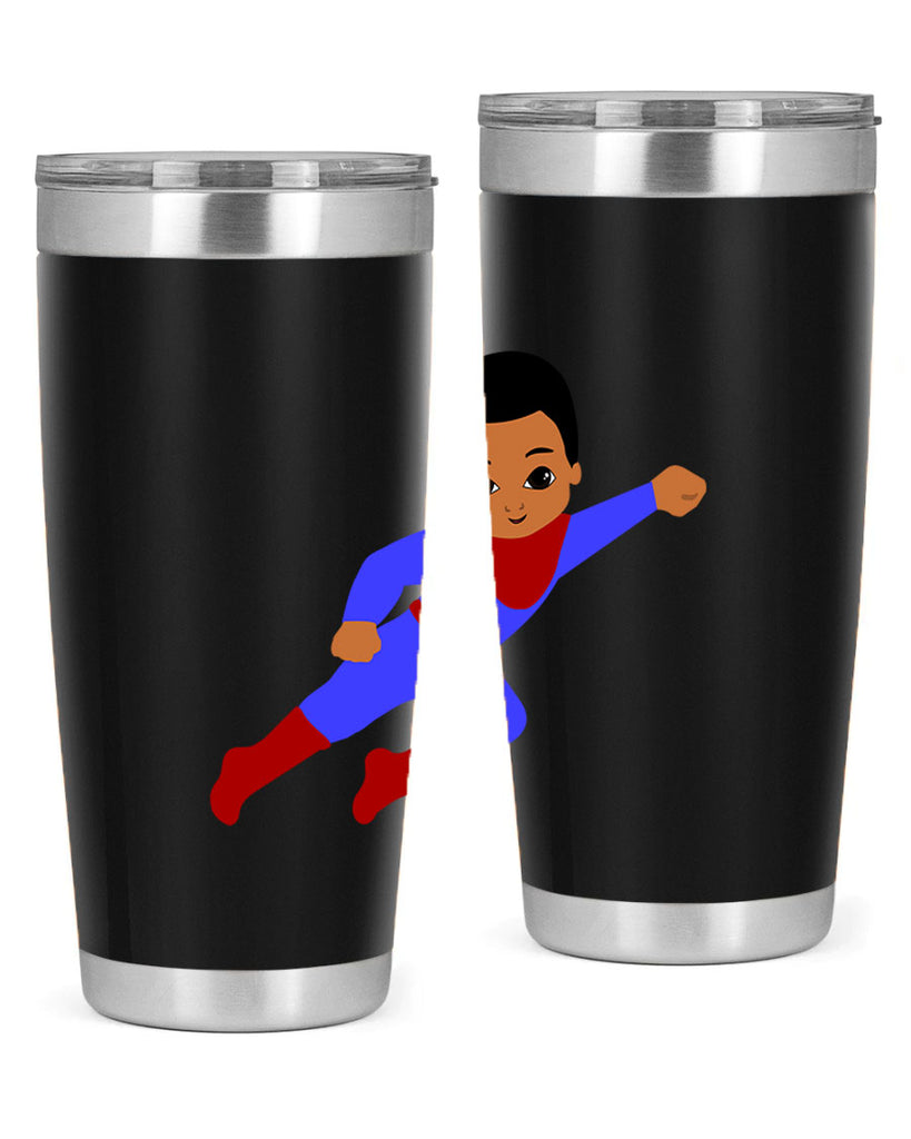 super kid 14#- black men - boys- tumbler