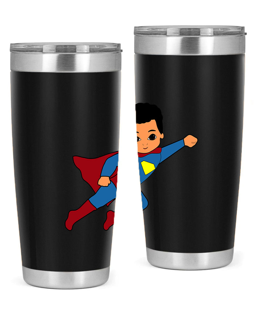 super kid 15#- black men - boys- tumbler