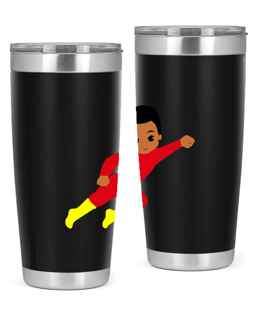 super kid 4#- black men - boys- tumbler