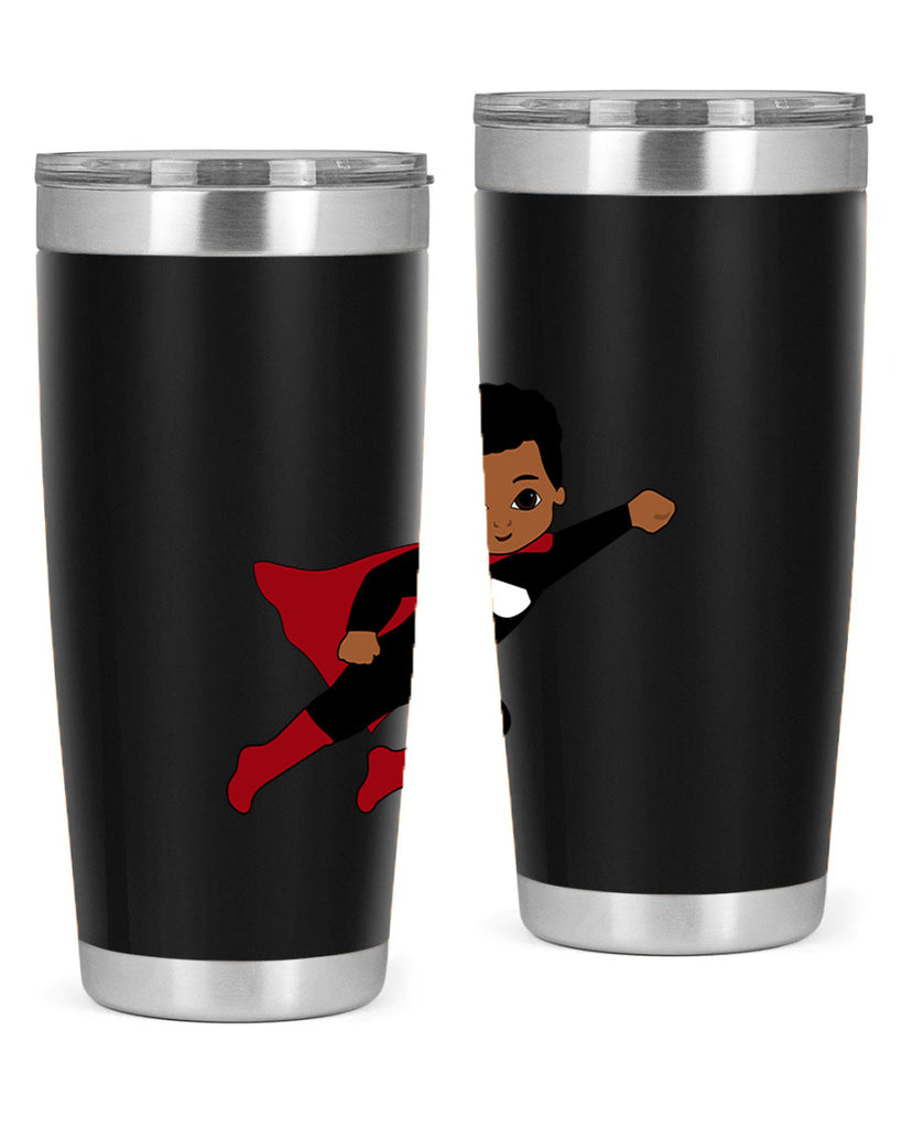 super kid 5#- black men - boys- tumbler