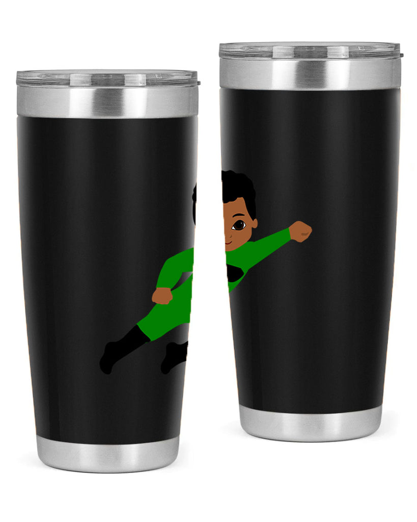 super kid 6#- black men - boys- tumbler
