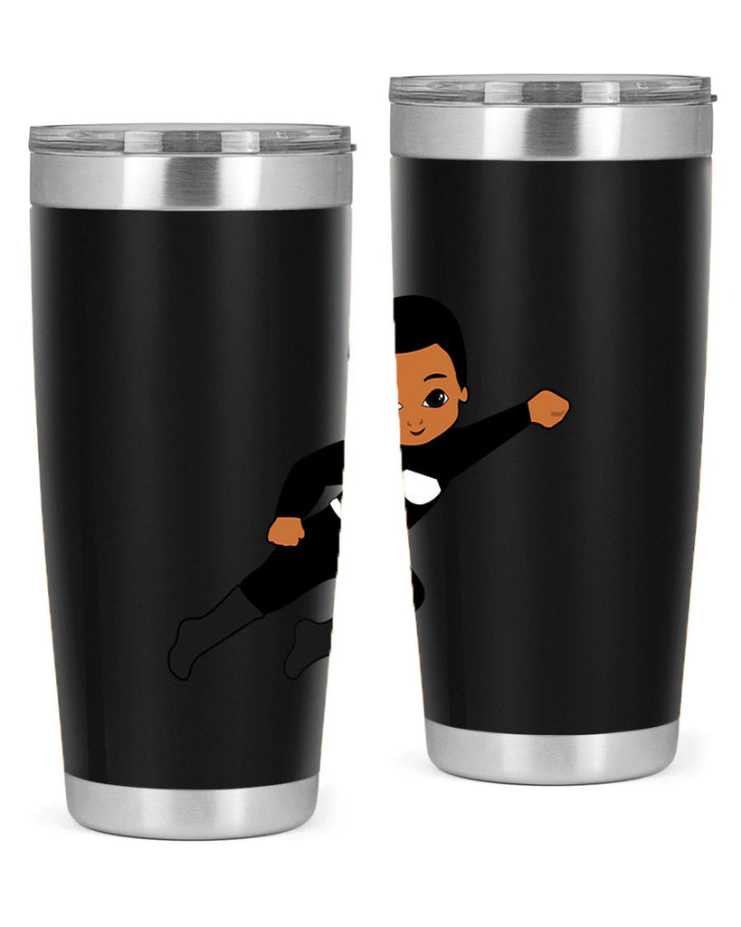 super kid 7#- black men - boys- tumbler
