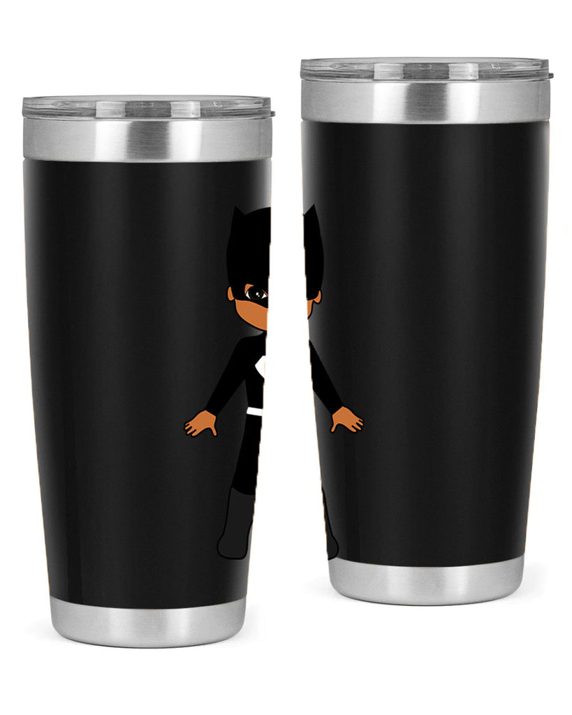 super kid 8#- black men - boys- tumbler