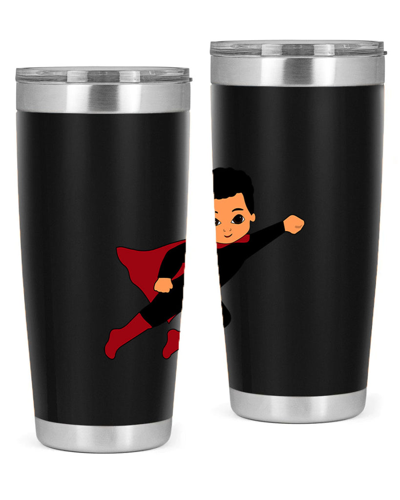 super kid 9#- black men - boys- tumbler