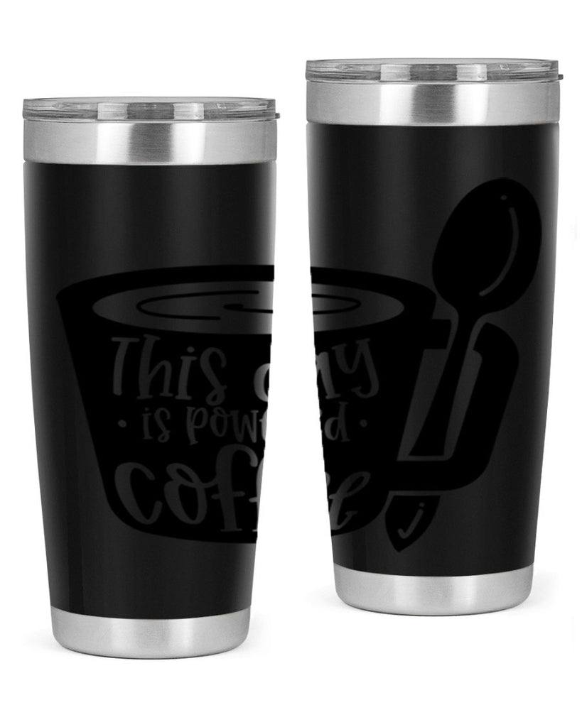 this day is powered coffee 17#- coffee- Tumbler
